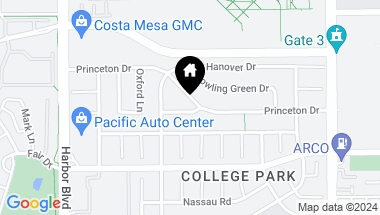 Map of 338 Westbrook Place, Costa Mesa CA, 92626