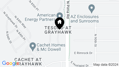 Map of 19475 N GRAYHAWK Drive # 2106, Scottsdale AZ, 85255