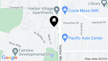 Map of 2545 Cornerstone Lane, Costa Mesa CA, 92626