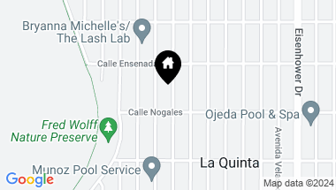 Map of 52645 Avenida Alvarado, La Quinta CA, 92253