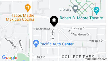 Map of 389 Princeton Drive, Costa Mesa CA, 92626