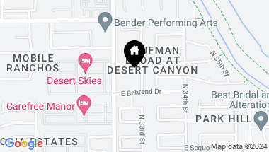 Map of 3229 E MARCO POLO Road, Phoenix AZ, 85050