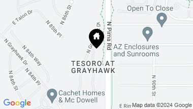 Map of 19475 N GRAYHAWK Drive # 2074, Scottsdale AZ, 85255