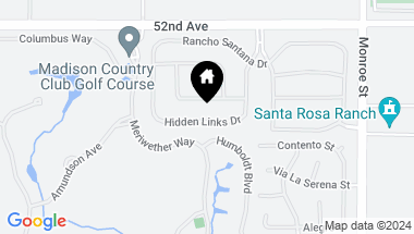Map of 81644 Hidden Links Drive, La Quinta CA, 92253
