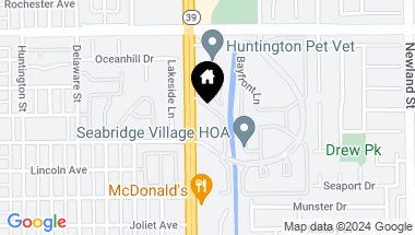 Map of 20191 Sealpoint Lane 103, Huntington Beach CA, 92646