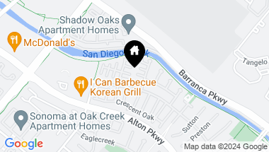 Map of 2 Staghorn, Irvine CA, 92618