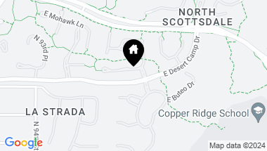 Map of 9763 E MOUNTAIN SPRING Road, Scottsdale AZ, 85255