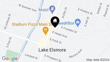 Map of 119 E Heald Avenue, Lake Elsinore CA, 92530