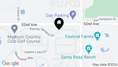 Map of 81809 Rancho Santana DR, La Quinta CA, 92253