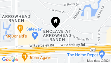 Map of 6350 W Blackhawk Drive, Glendale AZ, 85308