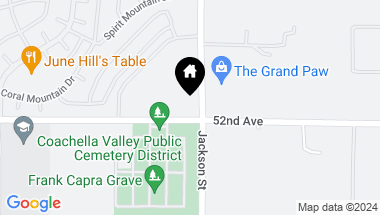 Map of 0 Jackson St & Ave 52, Indio CA, 92201