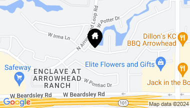 Map of 6229 W IRMA Lane, Glendale AZ, 85308