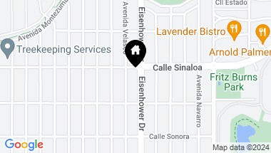 Map of 51805 Eisenhower Drive, La Quinta CA, 92253
