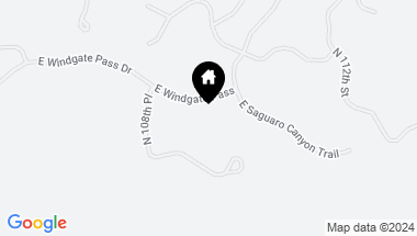 Map of 10927 E Windgate Pass Drive # 1519, Scottsdale AZ, 85255