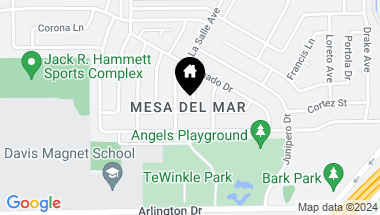 Map of 2731 San Carlos Lane, Costa Mesa CA, 92626