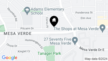 Map of 2812 SERANG Place, Costa Mesa CA, 92626