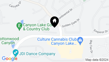 Map of 30882 Burning Tree Drive, Canyon Lake CA, 92587