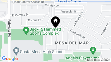 Map of 2775 Cibola Avenue, Costa Mesa CA, 92626