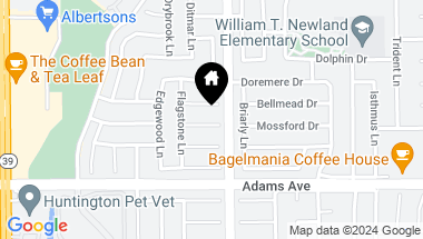 Map of 8461 Ivy Circle, Huntington Beach CA, 92646