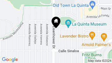 Map of 51426 Eisenhower Drive, La Quinta CA, 92253