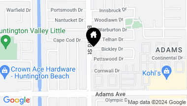 Map of 9516 BICKLEY Drive 5, Huntington Beach CA, 92646