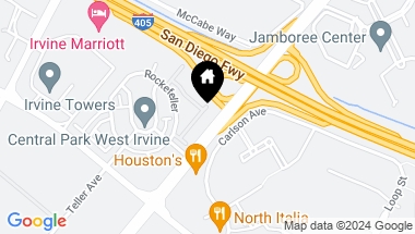 Map of 192 Tribeca, Irvine CA, 92612