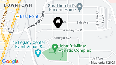 Map of 1400 E Washington Avenue, East Point GA, 30344