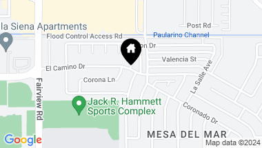 Map of 2811 Lorenzo Avenue, Costa Mesa CA, 92626