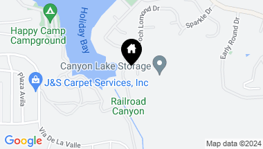 Map of 30619 Wood Duck Pl, Canyon Lake CA, 92587
