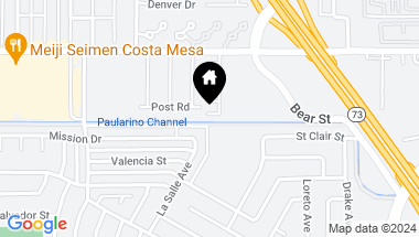 Map of 947 Tesla Lane, Costa Mesa CA, 92626
