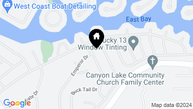 Map of 30430 Cinnamon Teal Drive, Canyon Lake CA, 92587