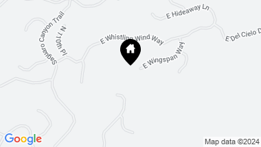 Map of 11235 E Wingspan Way, Scottsdale AZ, 85255