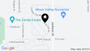 Map of 50715 Monterey Canyon Drive, Indio CA, 92201