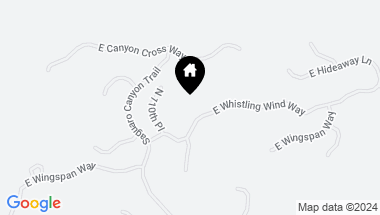 Map of 11098 E WHISTLING WIND Way # 1851, Scottsdale AZ, 85255