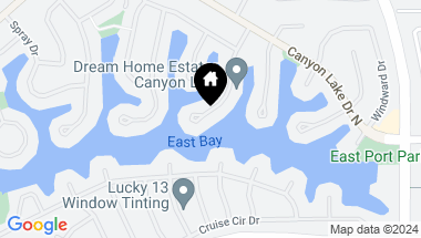 Map of 30304 Skippers Way Drive, Canyon Lake CA, 92587