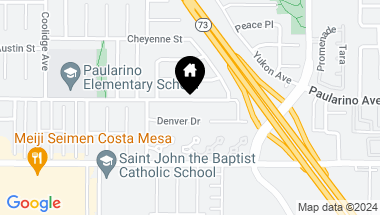Map of 959 PAULARINO Avenue, Costa Mesa CA, 92626