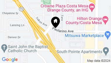 Map of 3049 Jeffrey Drive, Costa Mesa CA, 92626