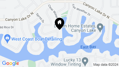 Map of 30200 Clear Water Drive, Canyon Lake CA, 92587