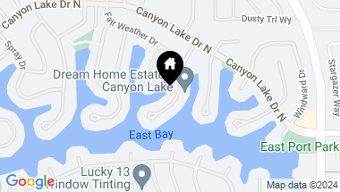 Map of 30217 Skippers Way, Canyon Lake CA, 92587