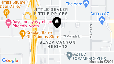 Map of 21622 N 23RD Avenue # B202, Phoenix AZ, 85027