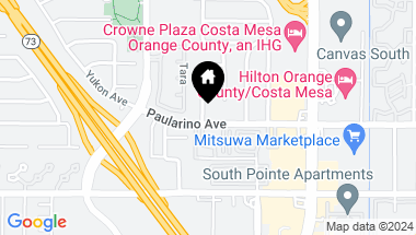 Map of 786 Paularino Avenue, Costa Mesa CA, 92626