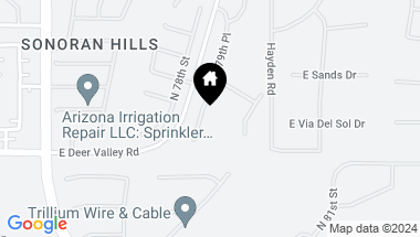 Map of 21903 N 79th Place, Scottsdale AZ, 85255