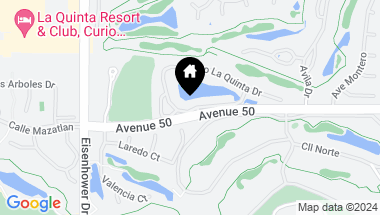 Map of 78015 Lago Drive, La Quinta CA, 92253