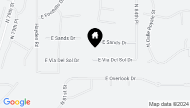 Map of 8230 E Via Del Sol Drive, Scottsdale AZ, 85255