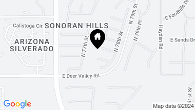 Map of 7718 E VIA DEL SOL Drive, Scottsdale AZ, 85255