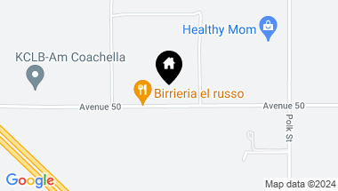 Map of 86660 50th Avenue, Coachella CA, 92236