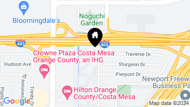 Map of 600 Rainier Way 207, Costa Mesa CA, 92626