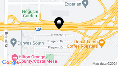 Map of 534 Traverse Drive, Costa Mesa CA, 92626