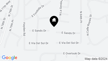 Map of 8206 E SANDS Drive, Scottsdale AZ, 85255
