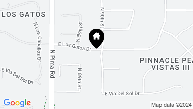Map of 22150 N 90TH Street, Scottsdale AZ, 85255